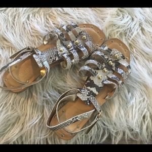 Kate Spade snake Skin Leather made in Italy size 8 1/2